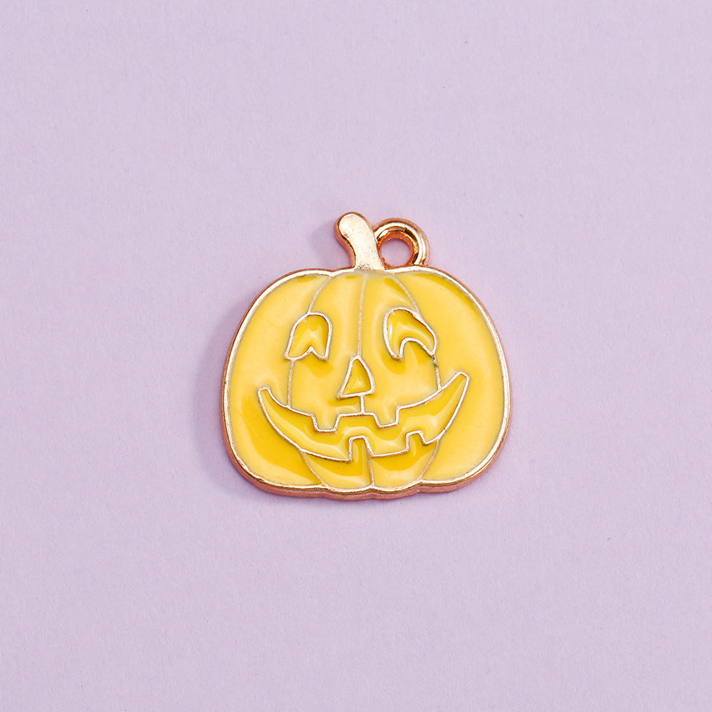 Wholesale 5pcs Halloween Diy Alloy Cartoon Accessories Necklace Bracelet Pendant ACC-PT-Yongc001