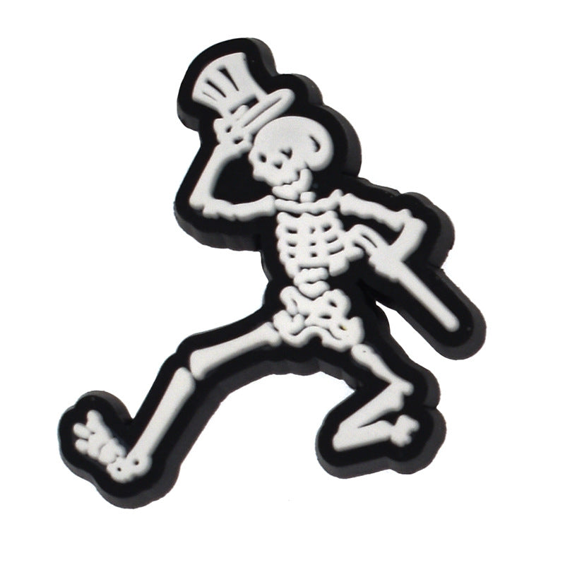 Wholesale Random 100pcs Animal PVC Soft Rubber Shoe Buckle Decoration ACC-SC-RYY074