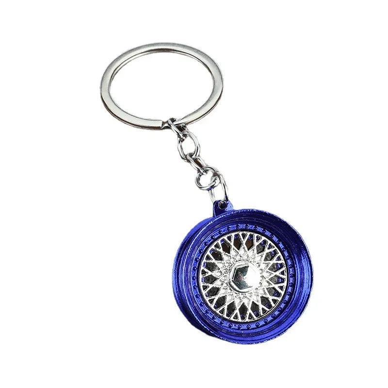 Wholesale  Wheel Rim Simulation Keychain