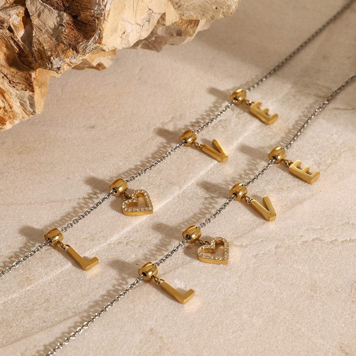 Wholesale Stainless Steel Letter Bracelet