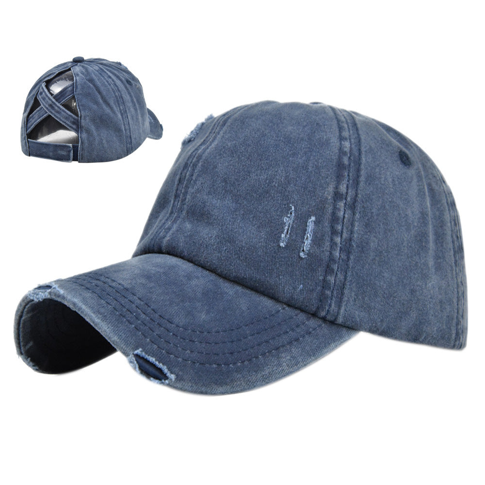 Wholesale Vintage Ripped Tie-Dye Baseball Cap ACC-HT-YMX008