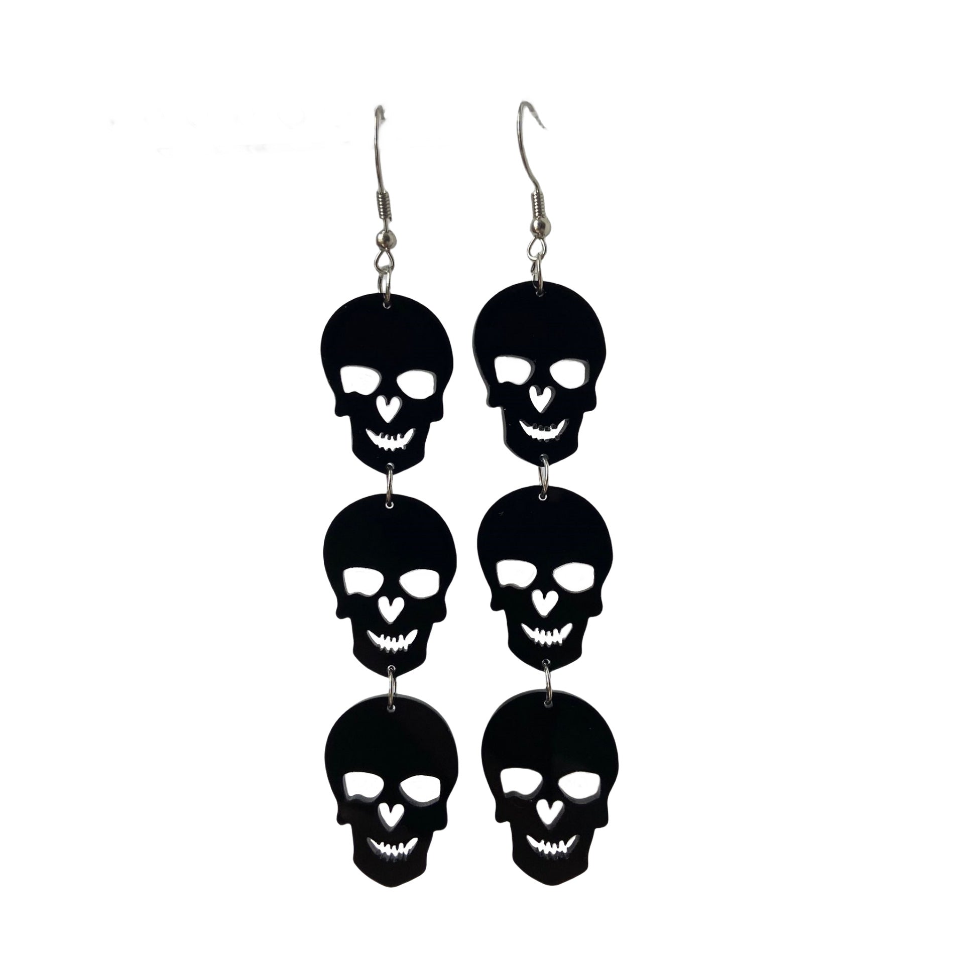 Bat en gros Bat Halloween Web Ghost Skull Triple Gothic Style Orees Boucles d'oreilles