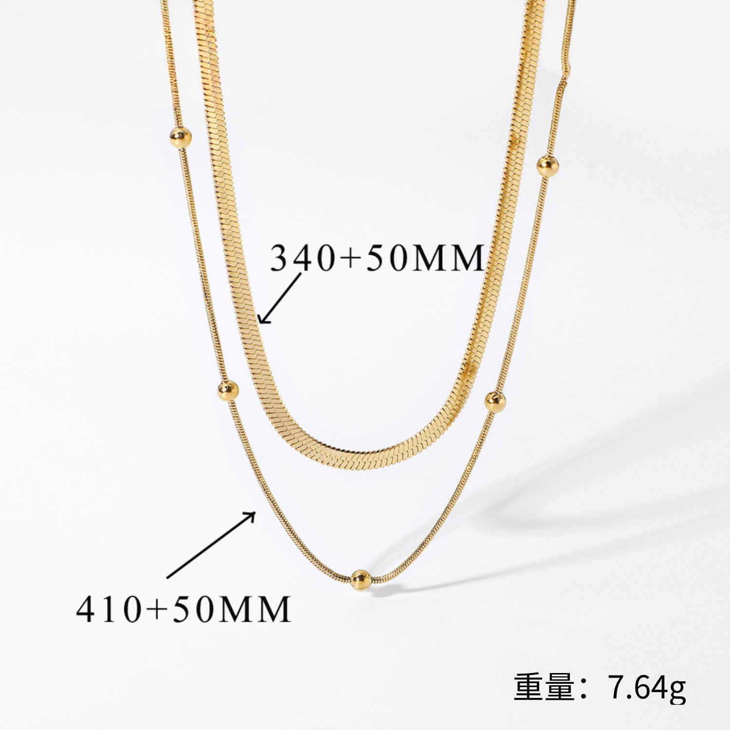 Wholesale Titanium Steel Necklace High-grade Gold Plated Necklace ACC-NE-ZhenYou001