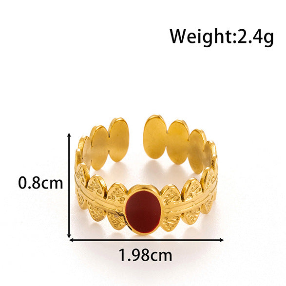 Wholesale Titanium Steel Luxury Ring