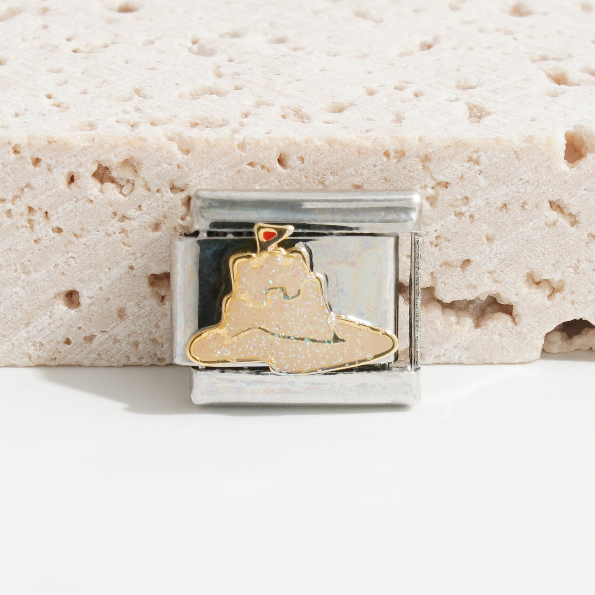 Wholesale Italian Charm Bracelet 9mm DIY Splicing Creative Pattern Stainless Steel Composable Bracelet