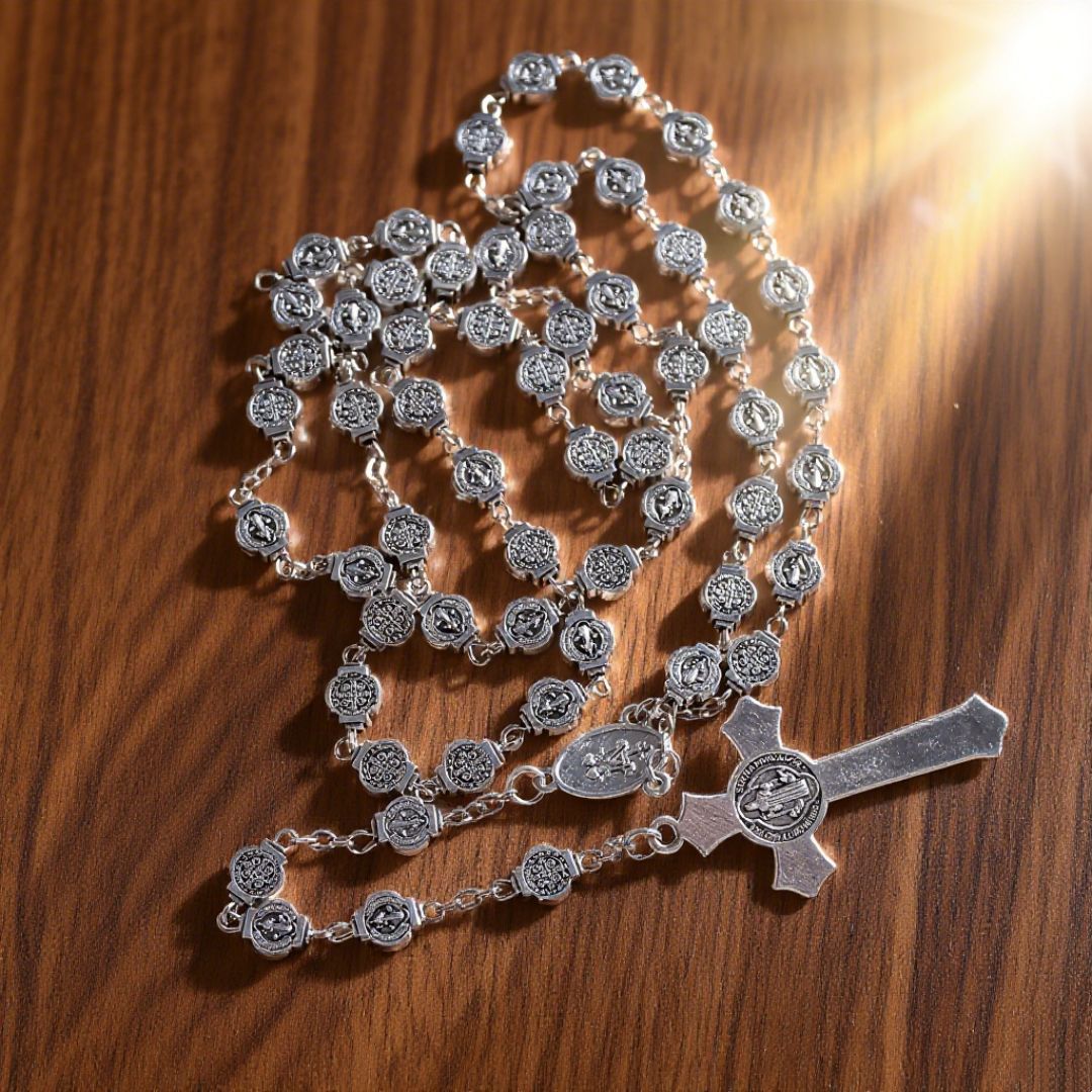 Wholesale Vintage Rune Cross Long Necklace