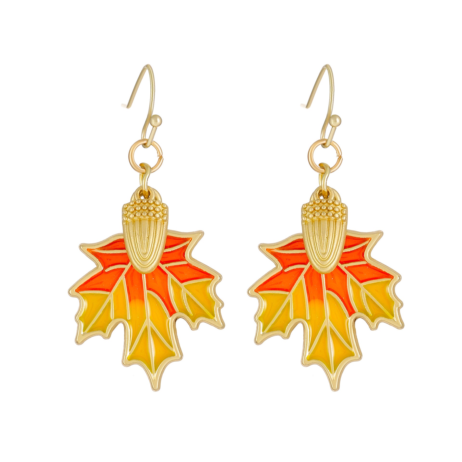 Wholesale Diamond wine glass earrings pastoral vintage leaves snowflake alloy earrings