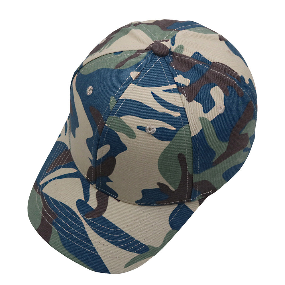 Wholesale Camouflage Baseball Cap Outdoor Tie-dye Pure Cotton Hat ACC-HT-HaiPu017