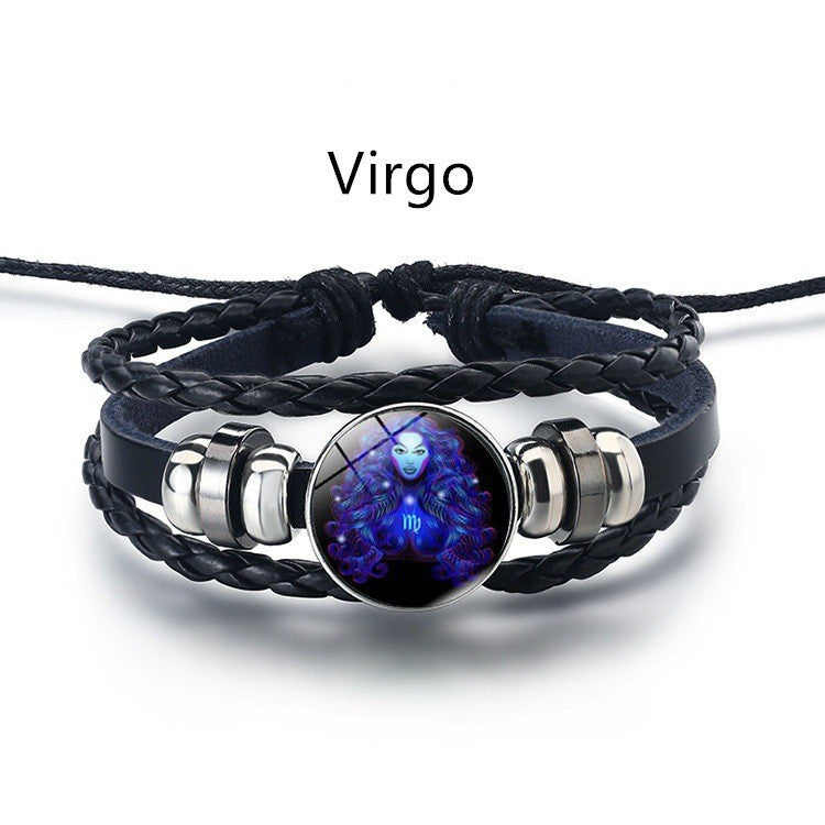 Wholesale Trendy Contion Zodiac Bracelet for Unisex,  Handmade Cortex Jewelry Accessory