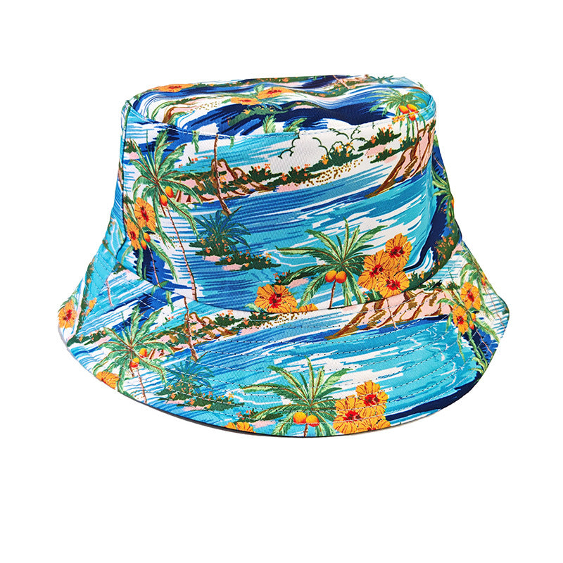 Wholesale Happy Birthday Printed Bucket Hat for Outdoor Sun Protection Fashion Accessory