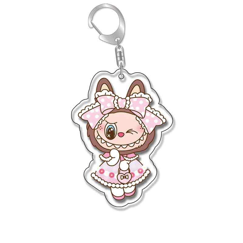 Wholesale  Little Sheep Keychain Cute Cartoon Acrylic Keychains ACCVIP