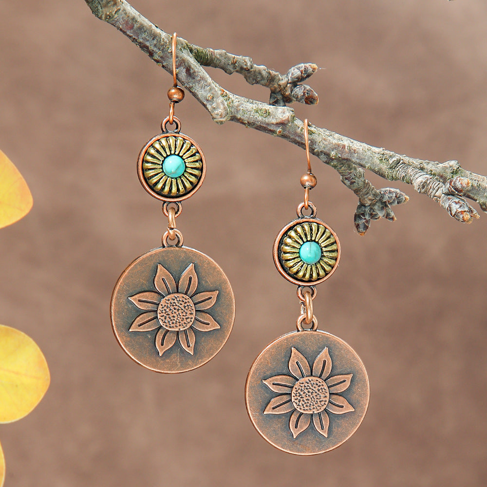 Wholesale Bohemian Geometric Earrings Fashion Accessory Boutique Resale