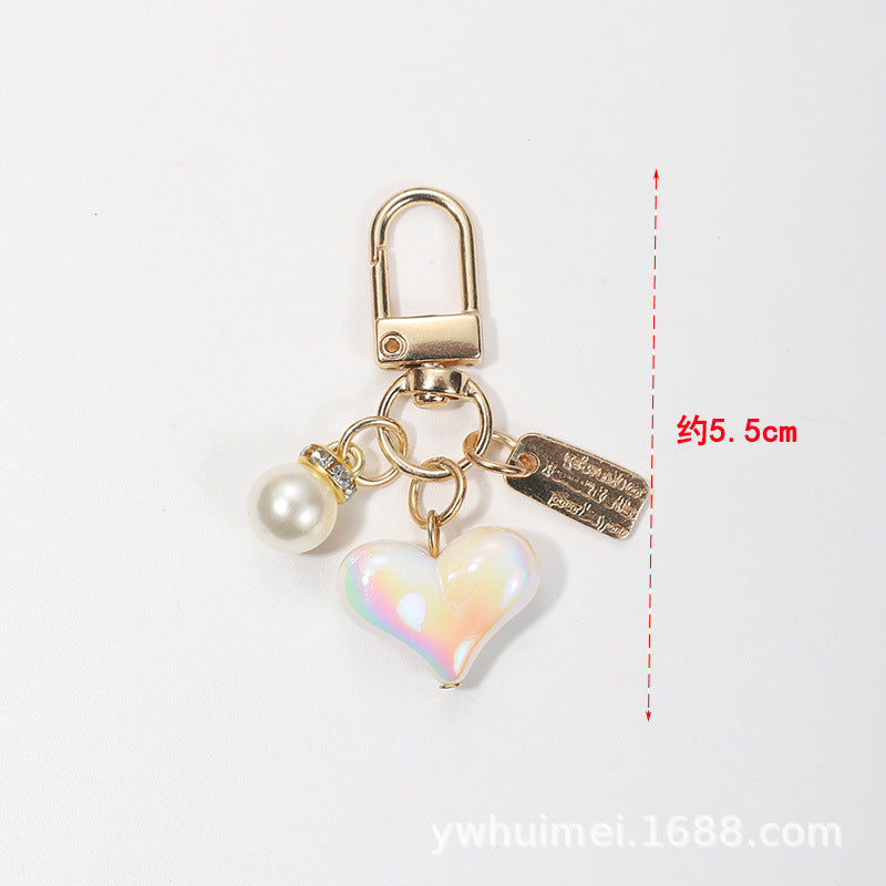 Wholesale Pearl Heart Keychain