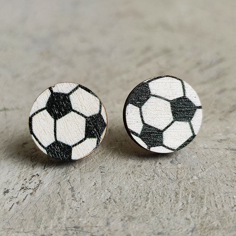 Wholesale Event sports jewelry heart-shaped Sports Baseball earrings