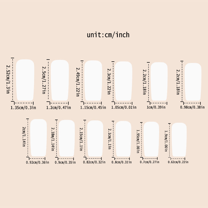 Wholesale 24 Pieces/box Rose Red Flower Manicure Press-on Nails Kits Nail Stickers ACC-NS-NaiEr012