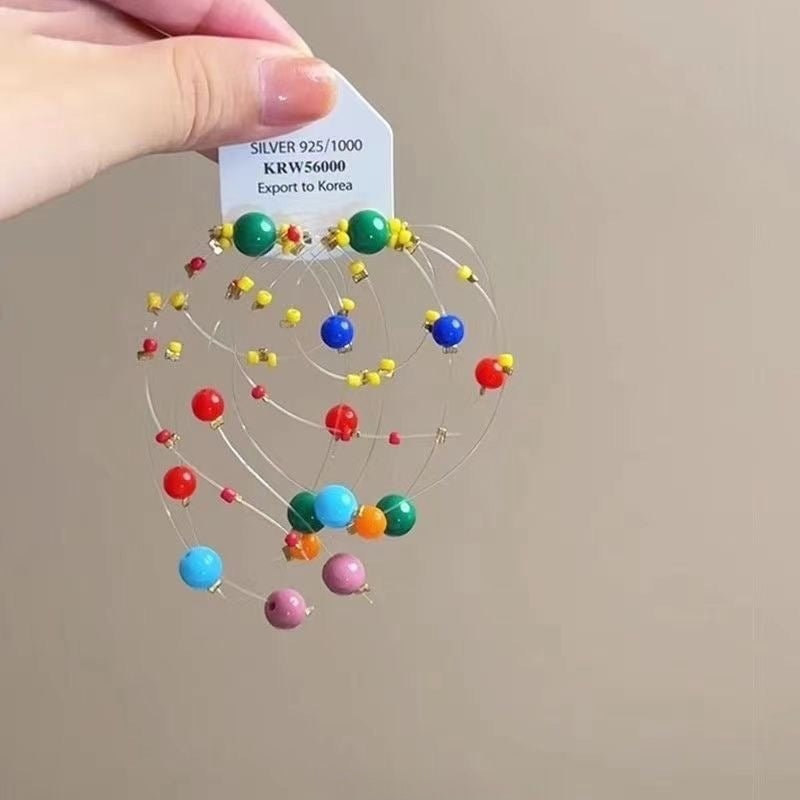 Wholesale Colorful Summer Gorgeous Fireworks Earrings