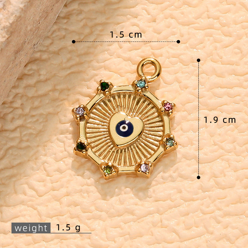 Wholesale e-commerce series of geometric stainless steel pendants