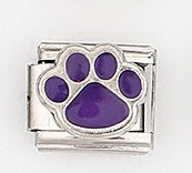 Wholesale Stylish Italian Style Dog Paw Modular Bracelet Stainless Steel Electroplated Fashion Accessory For Gift And Resale