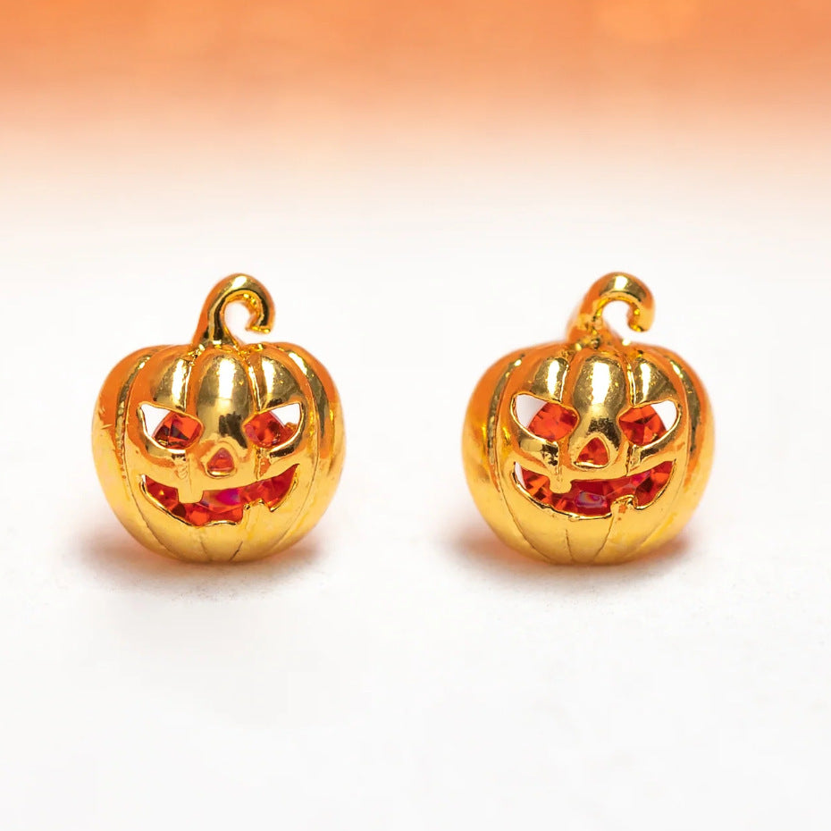 Wholesale Halloween Black Cat Pumpkin Skull Head Earrings