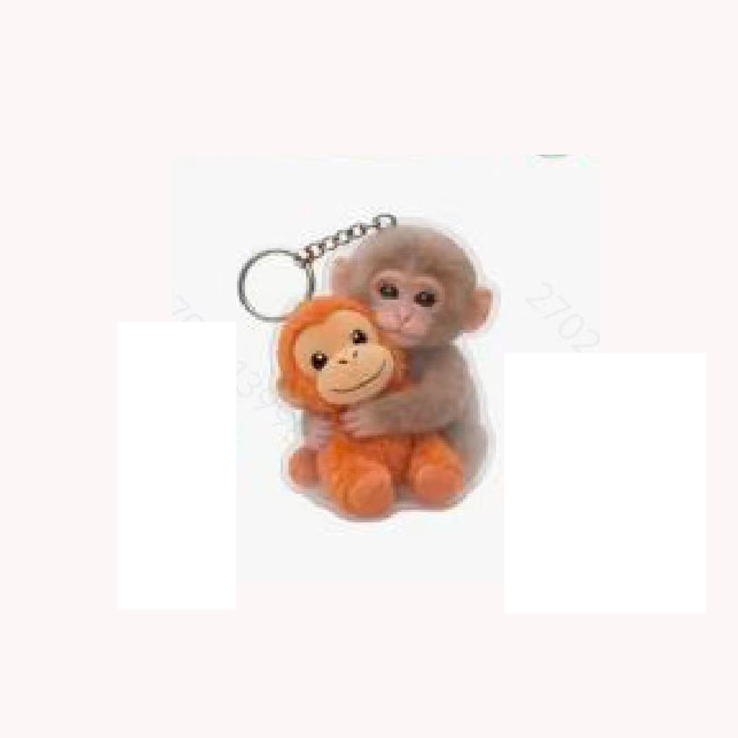 Wholesale Punch Monkey Baby Acrylic Keychain Western Style 2D Flat Pendant for Boutique Resale Bag Charm