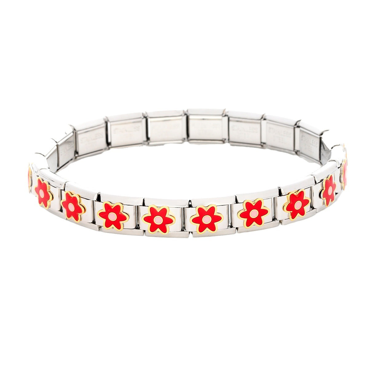 Wholesale Italian Charm Bracelet 9mm DIY Splicing Cartoon  Stainless Steel Composable Bracelet