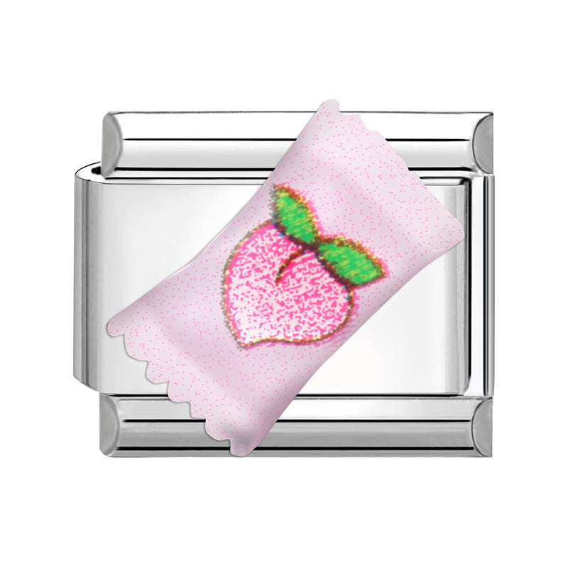 Wholesale Italian Charm Bracelet 9mm DIY Splicing Cute Creative Stainless Steel Composable Bracelet