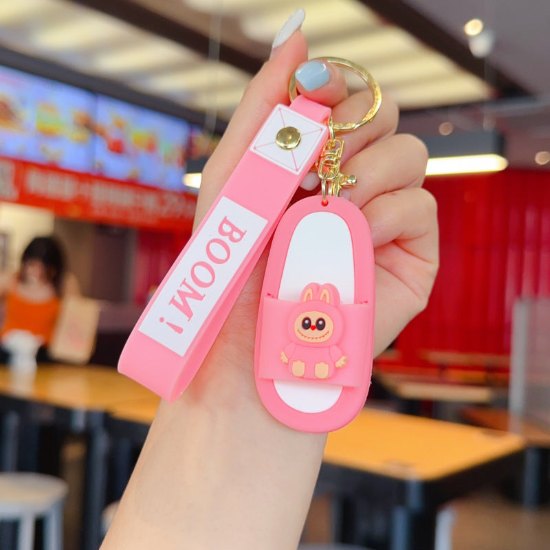 Wholesale Cute cartoon silicone keychain