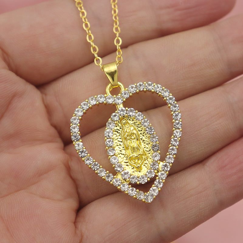Wholesale  Light Luxury Niche Love Necklace