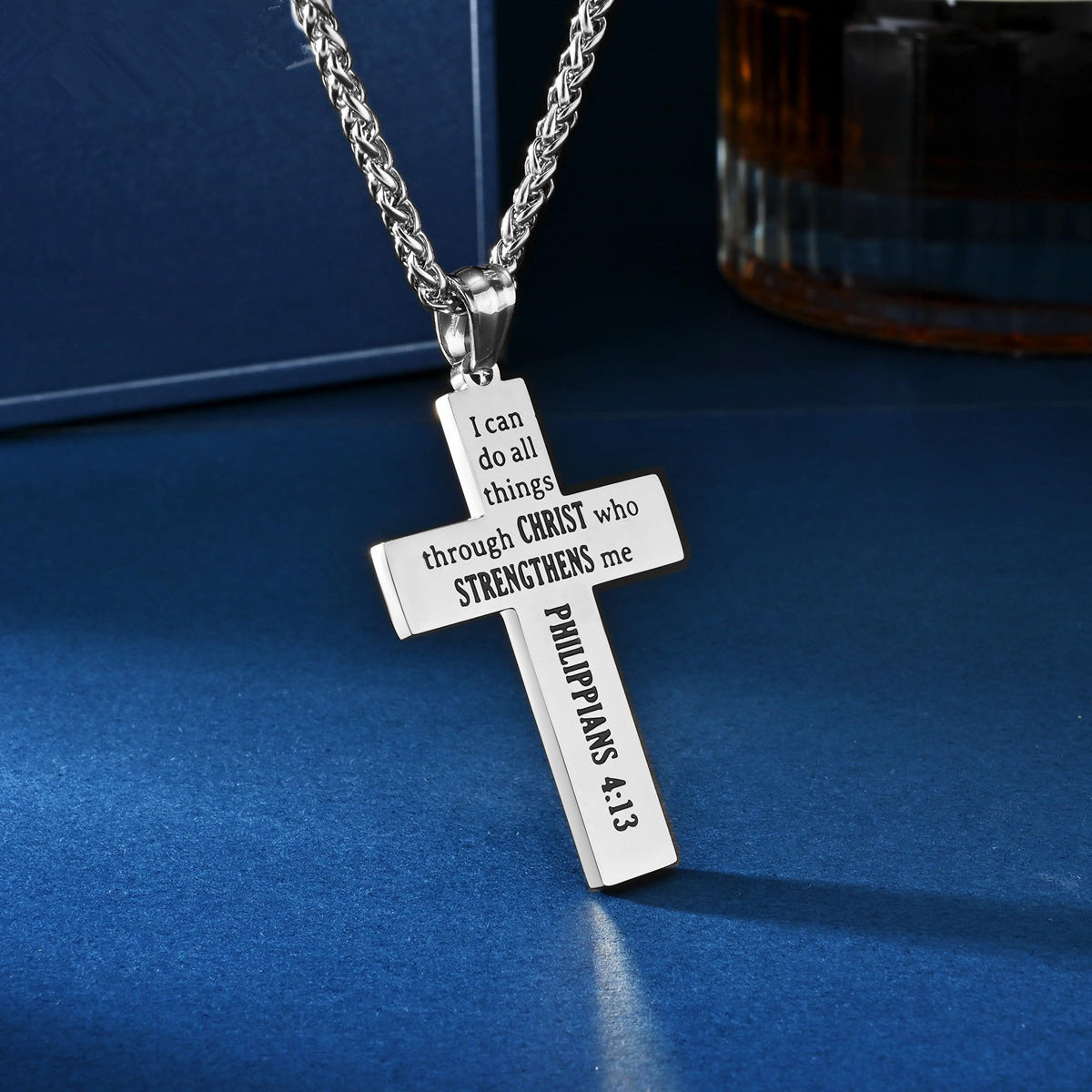 Wholesale Cross  Pendant Stainless Steel Necklace