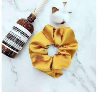 Wholesale satin dot large hair tie