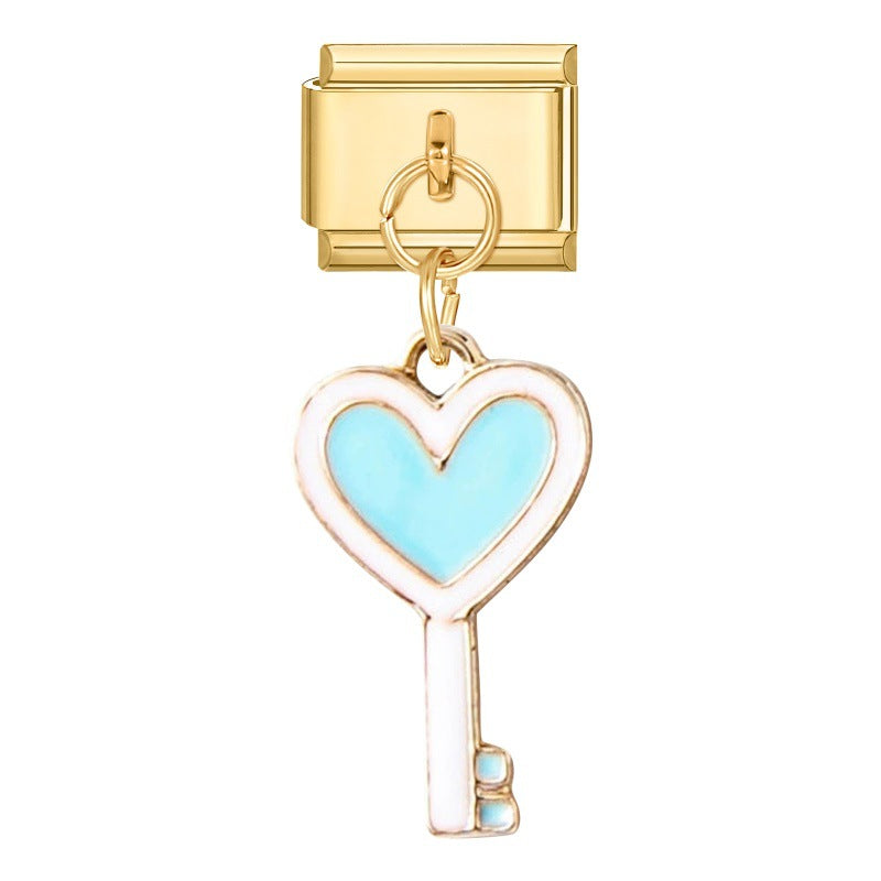 Wholesale 9mm Italian Charm Starter Bracelets DIY Pendant Style Stainless Steel Composable Bracelet