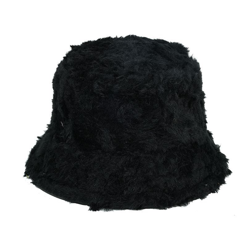 Wholesale Winter soft wool lamb ferret Bucket Hat