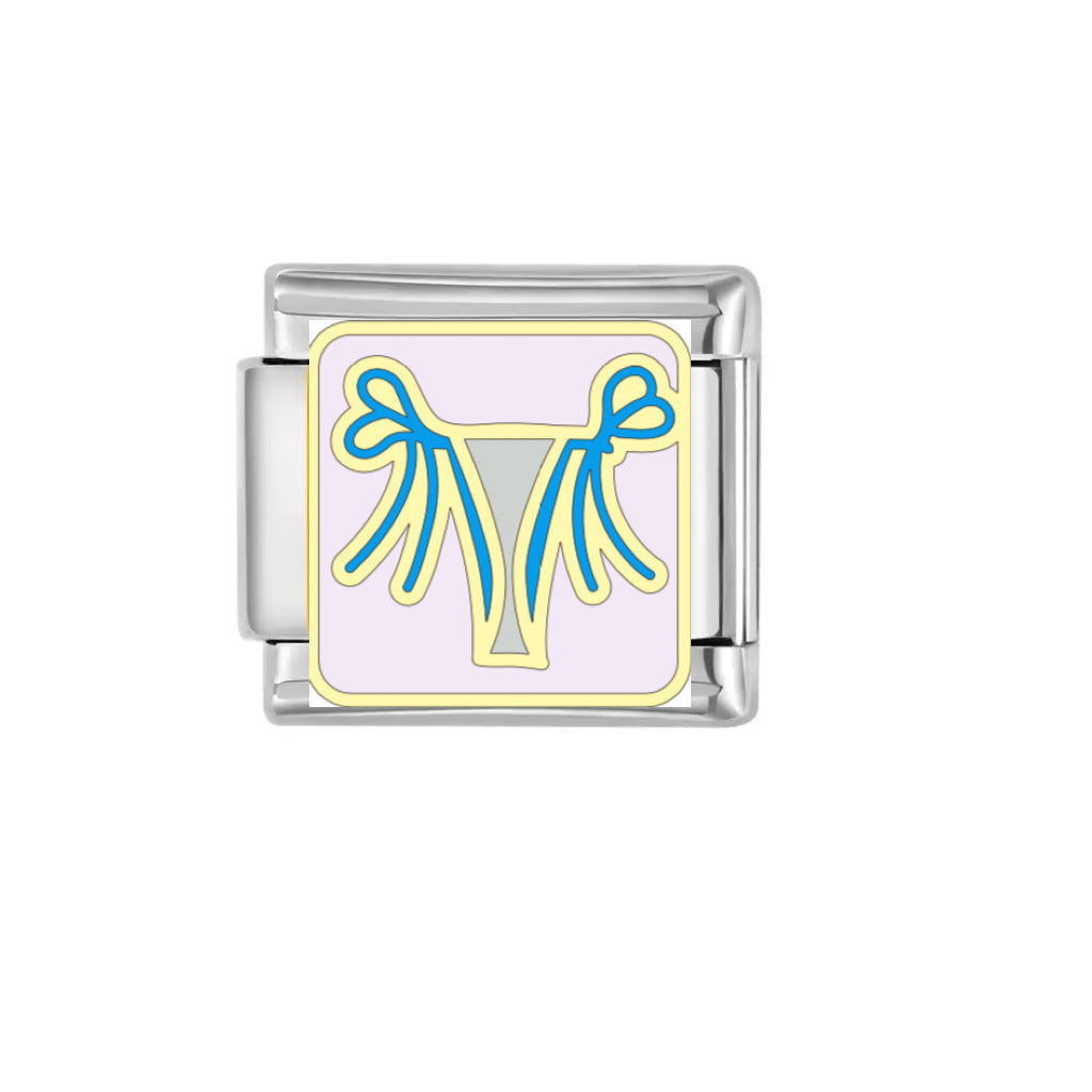 Bracelet de charme italien en gros 9 mm DIY SÉPLICATION SUMBRE BRACILLE DE COMPOSABLE D'ACIER SUMBRE