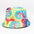Wholesale  Tie-dyed Double-sided Fisherman Hat Bucket Hat