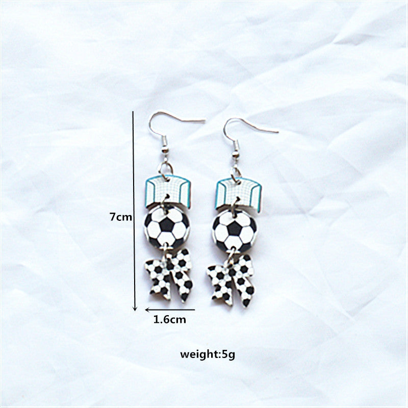 Wholesale sports series earrings
