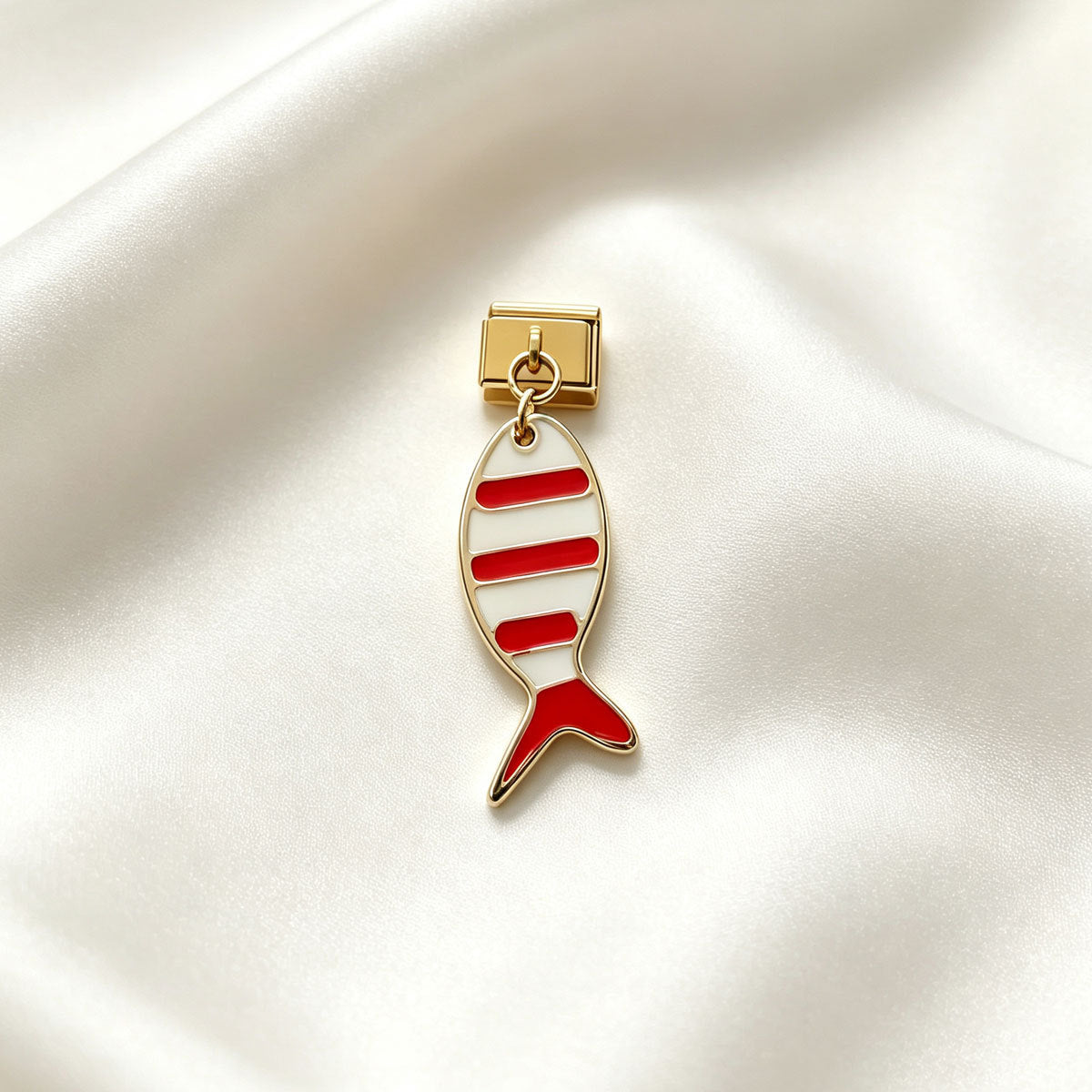 Wholesale Stylish Multicolor Enamel Fish Pendant 304 Stainless Steel DIY Charm Jewelry Making Accessory Gift