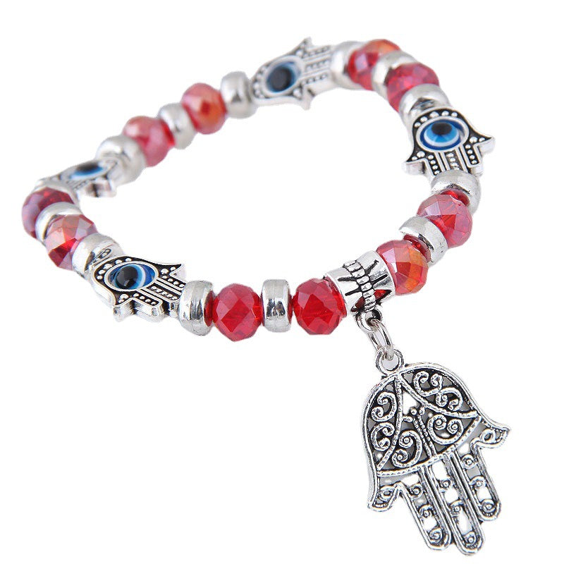 Wholesale Fashion Eye Eye Palm Crystal Bracelet ACC-BT-Weiy019