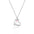 Wholesale Romantic Beating Heart Zirconia Necklace