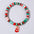 Wholesale  Christmas Ornaments Colorful Soft Pottery Beaded Bracelet