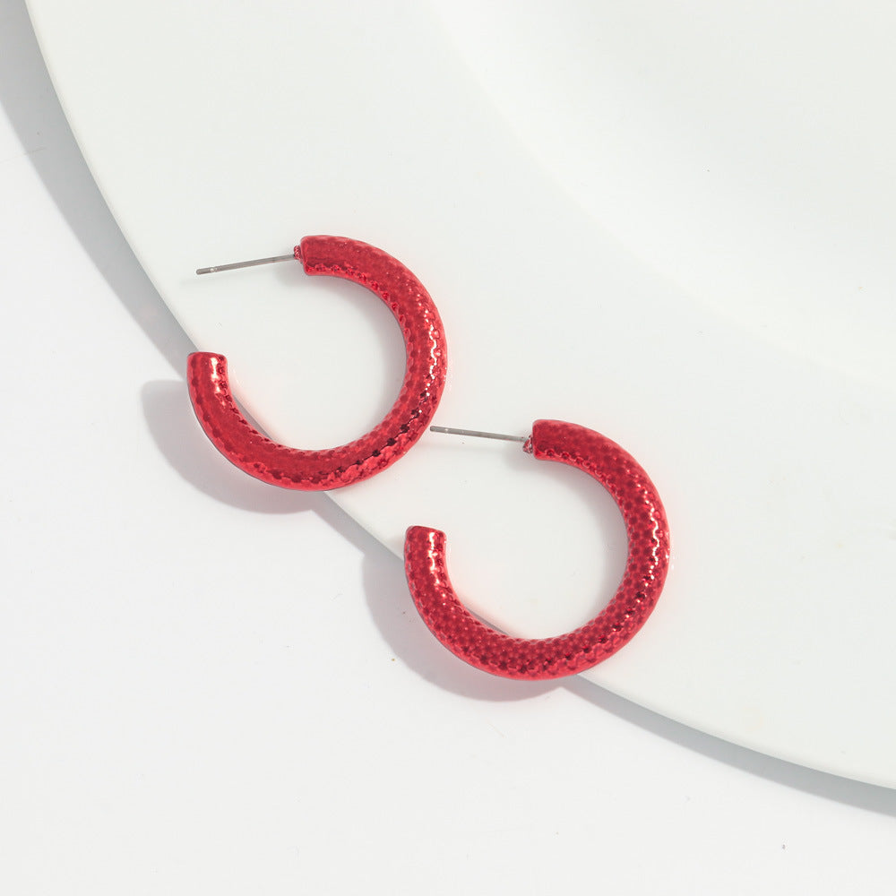 Wholesale Valentine's Day Red Acrylic Earrings