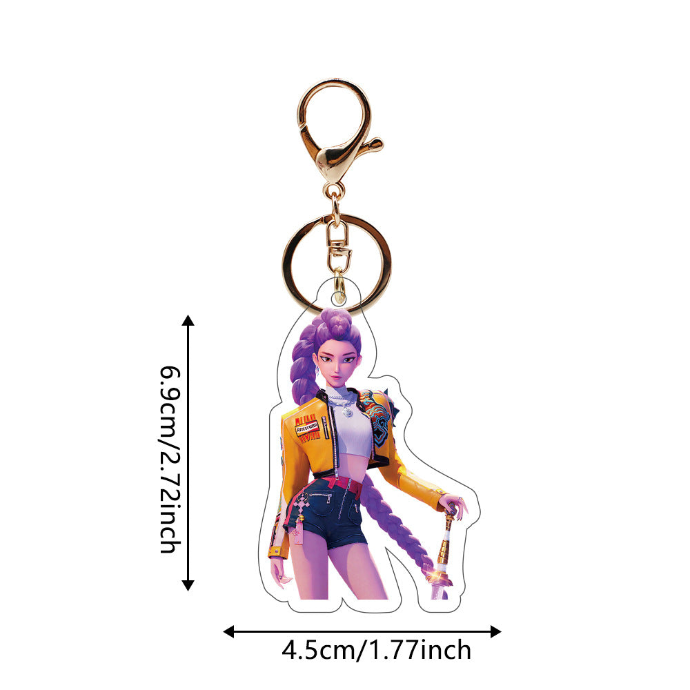 Wholesale  K-pop acrylic pendant Keychains ACCVIP