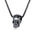Wholesale titanium steel skull men's necklace