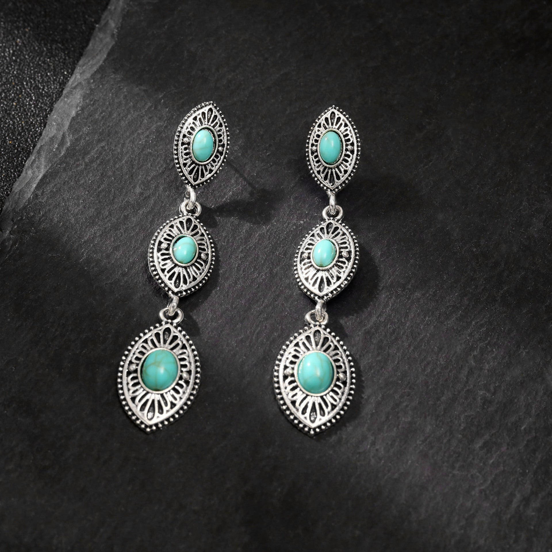 Wholesale  Acrylic Earrings   Pumpkin Tombstone Skull Earrings