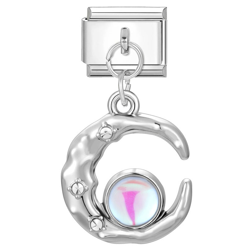 Wholesale 9mm Italian Charm Starter Bracelets DIY Pendant Stainless Steel Composable Bracelet