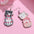 Wholesale Valentine's Day Cute cat wooden earrings