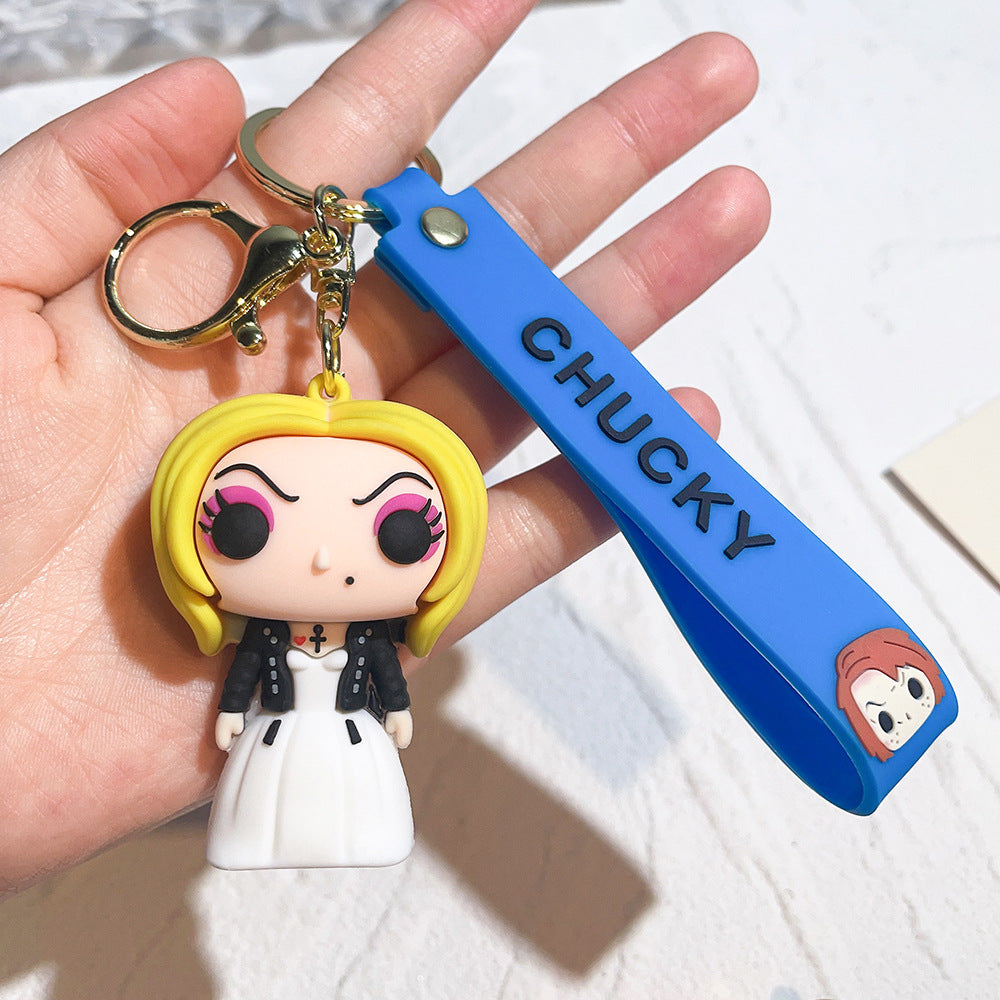 Wholesale Cartoon PVC Soft Glue Cute Keychain ACCVIP-KC-QiWei004