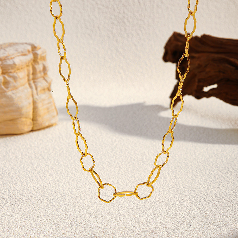 Wholesale Stainless Steel  Geometric Necklace