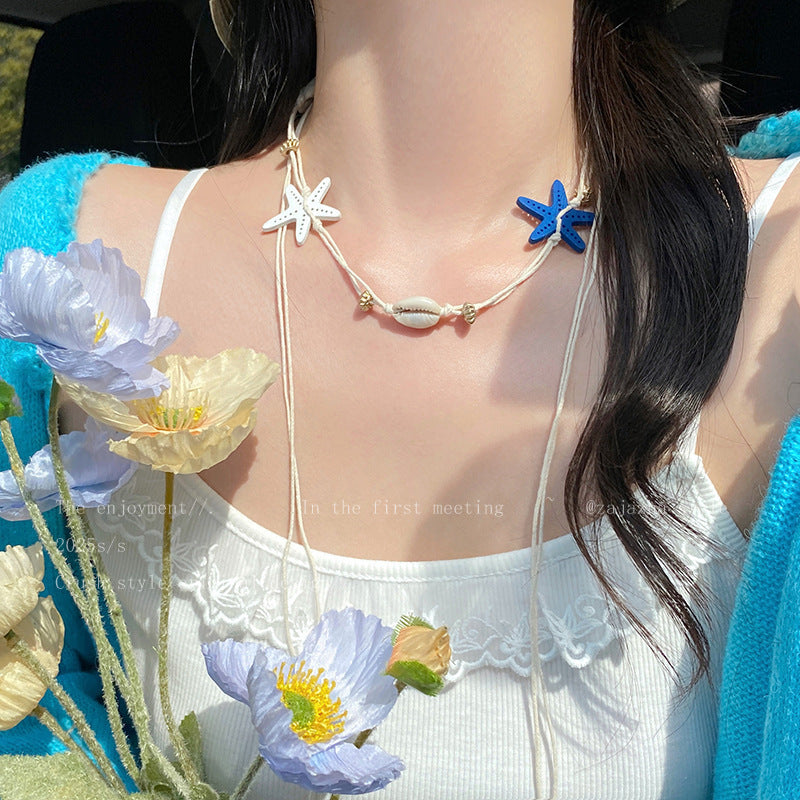 Wholesale  Natural Stone Shell Necklace