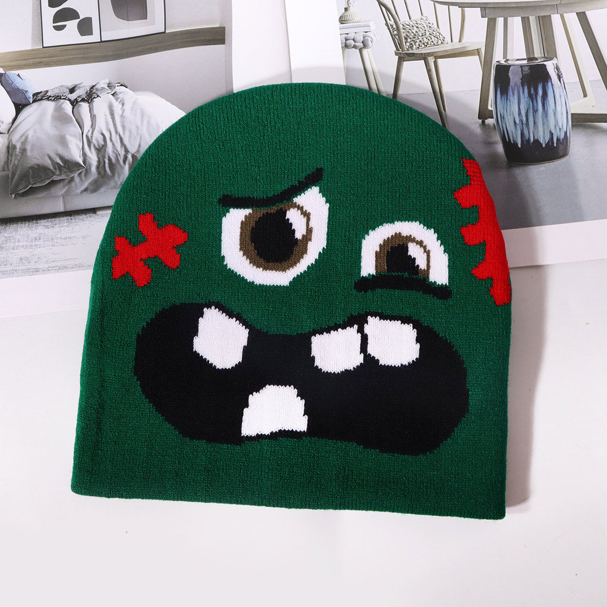Wholesale Funny Expression Pattern Knitted Hat ACC-HT-Junl006