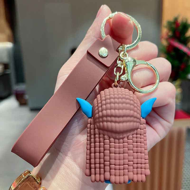 Wholesale Cartoon 3D Glue Doll Keychains ACC-KC-SJ003